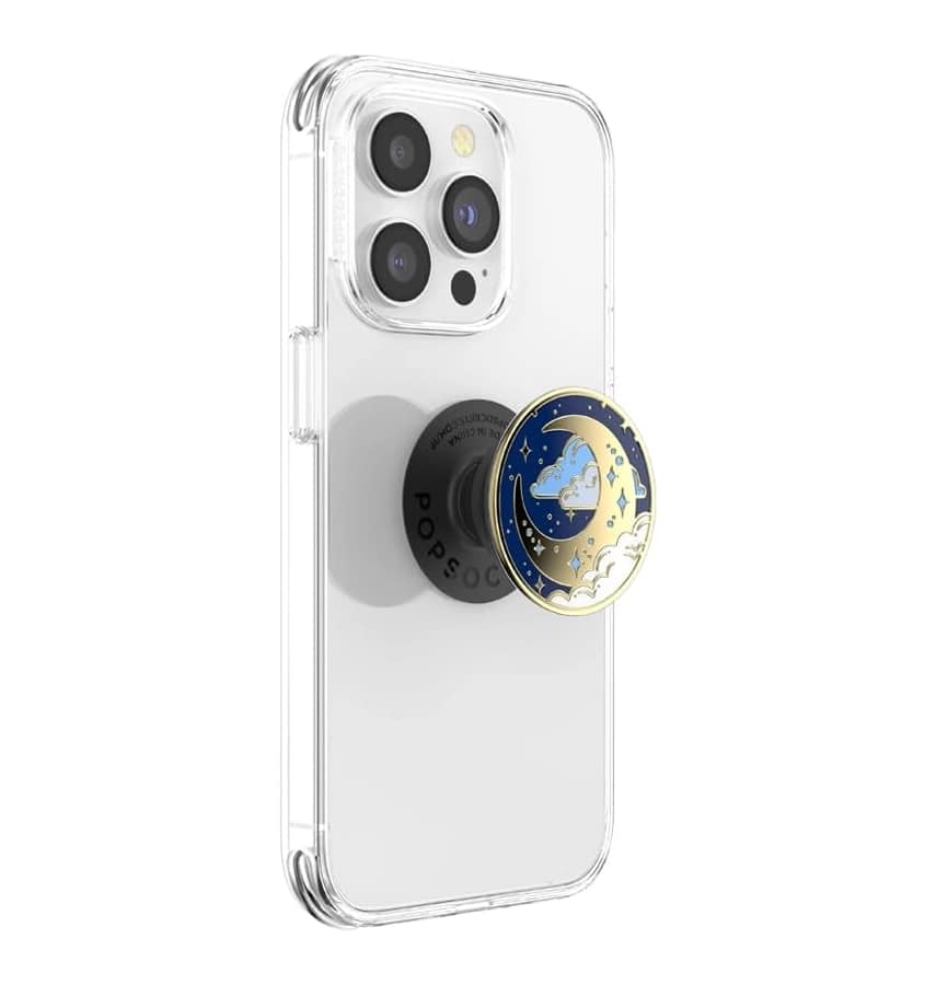PopSockets Phone Grip with Expanding Kickstand, Adhesive Grip - Moon Flutters