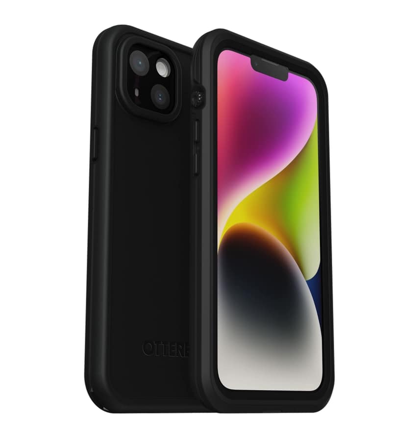 iPhone 14 Plus Magsafe Case – Black | OtterBox Fré Series, Waterproof Protection Back Cover
