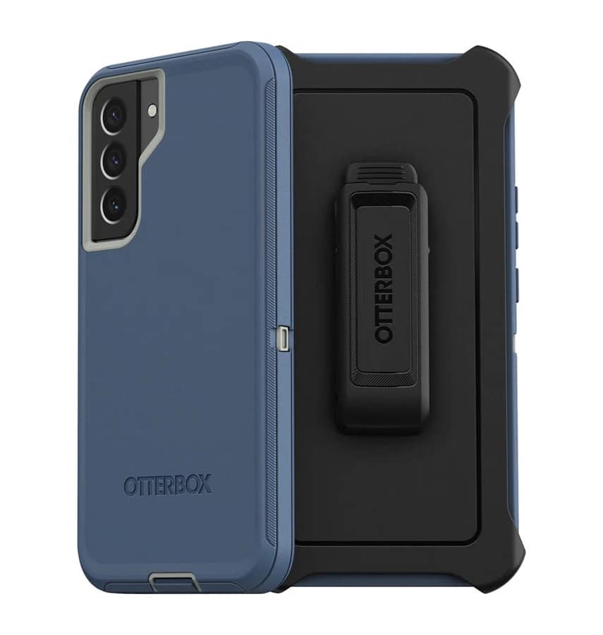 Samsung S22 Plus Case - Blue | OtterBox Defender Series, Scratch-Resistant Rugged Protective Back Cover