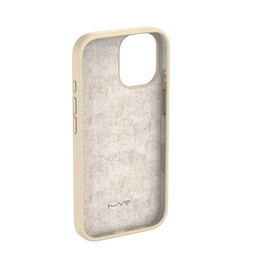 iPhone 17 Liquid Silicone Case – Vanila | MVR Feather-Light Design, Stain-Resistant, Precise Button Covers