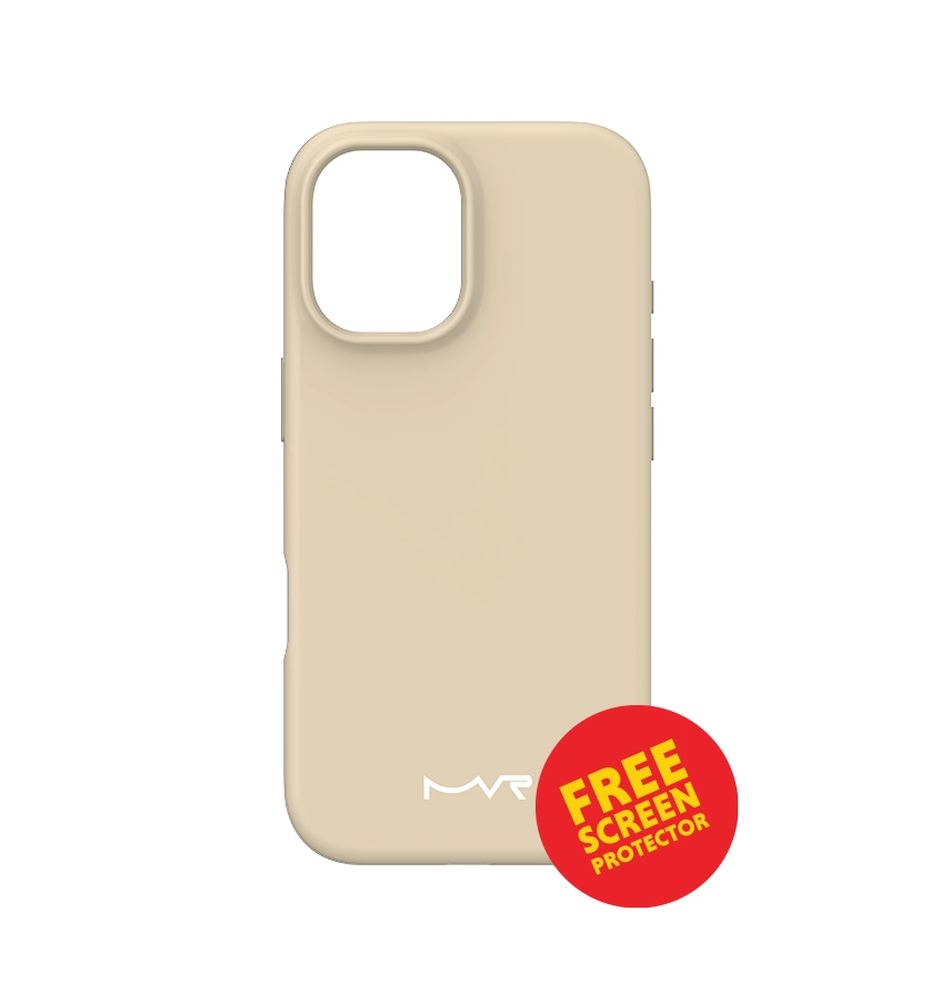 iPhone 17 Liquid Silicone Case – Vanila | MVR Feather-Light Design, Stain-Resistant, Precise Button Covers