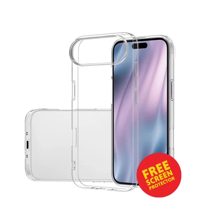 iPhone 17 Air Soft Cover – Clear | Slim Flexible Design, Lightweight Protection, Crystal Transparency