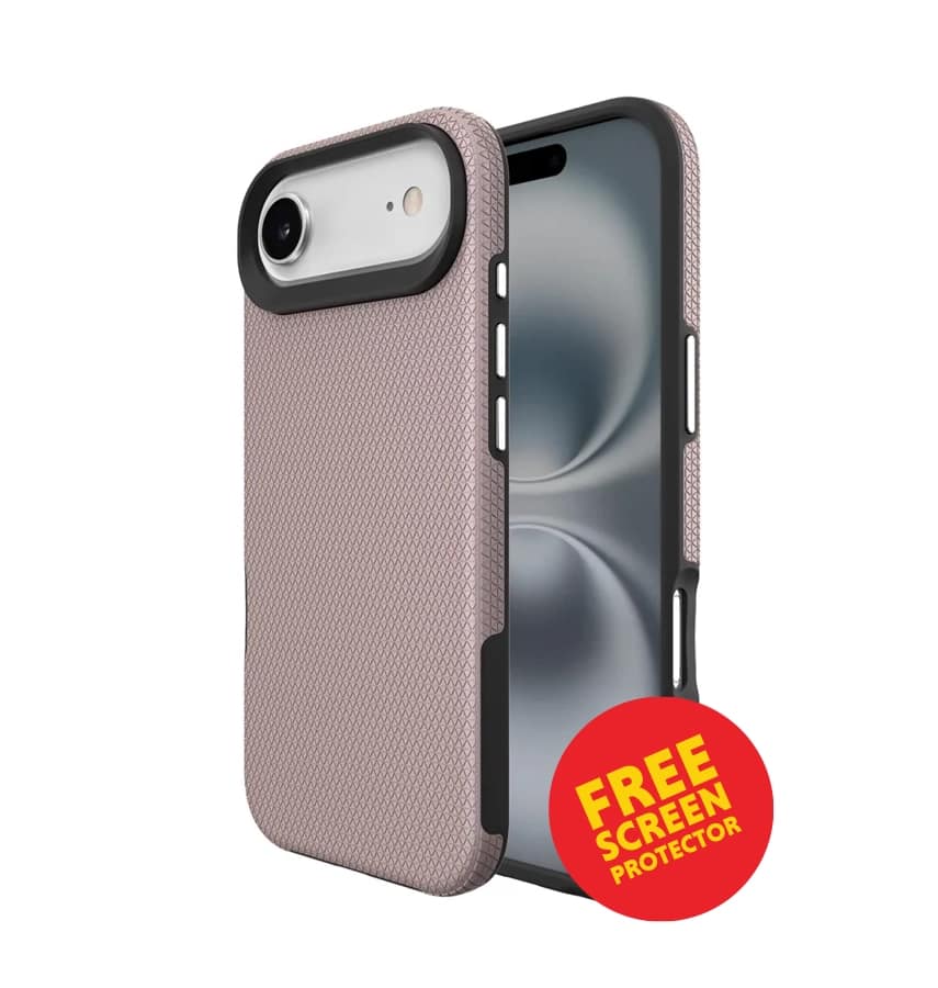 iPhone 17 Air MagSafe Case – Rose Gold | Triangle Stylish Geometric Design, Slim Fit, Magnetic Charging Ready