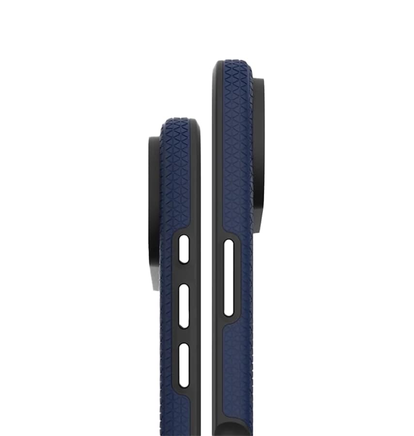 iPhone 17 Air MagSafe Case – Navy | Triangle Stylish Geometric Design, Slim Fit, Magnetic Charging Ready