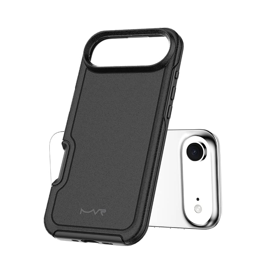 iPhone 17 Air Armour Matte Case – Black | MVR Strong Grip, Military-Grade Protection, Slim Matte Finish