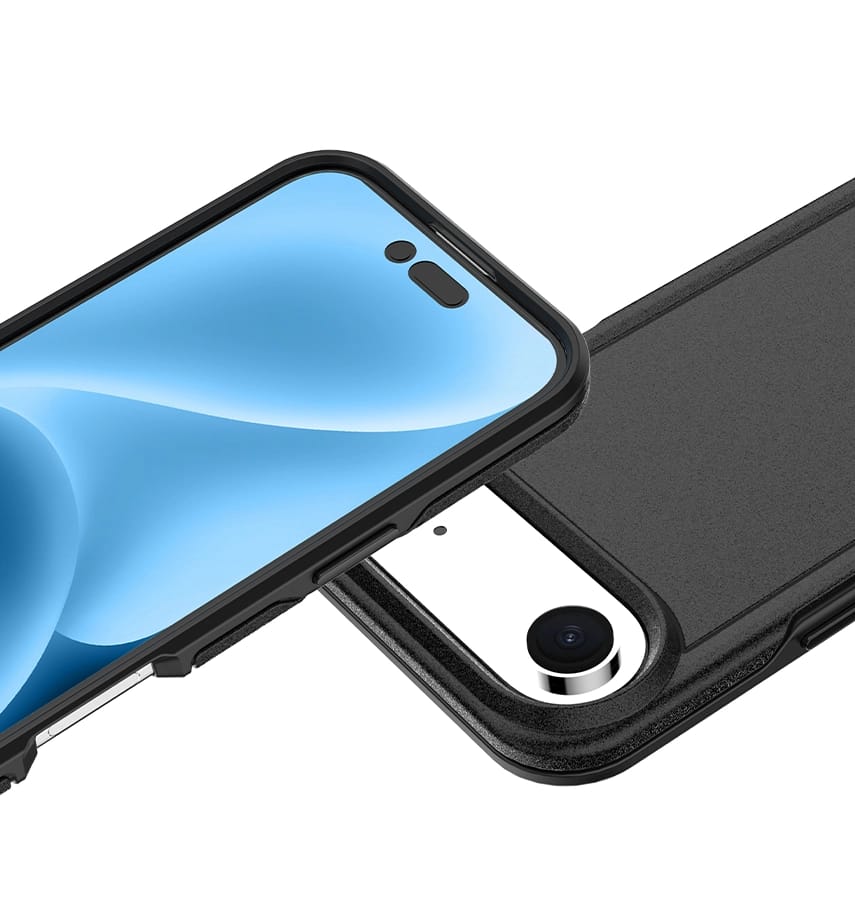 iPhone 17 Air Armour Matte Case – Black | MVR Strong Grip, Military-Grade Protection, Slim Matte Finish