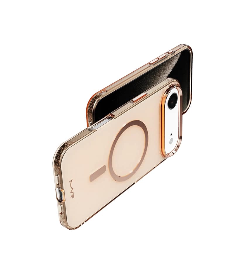 iPhone 17 Air Impact IMD Case – Rose Gold | MVR Durable IMD Design, Scratch Resistant, Lightweight Protection