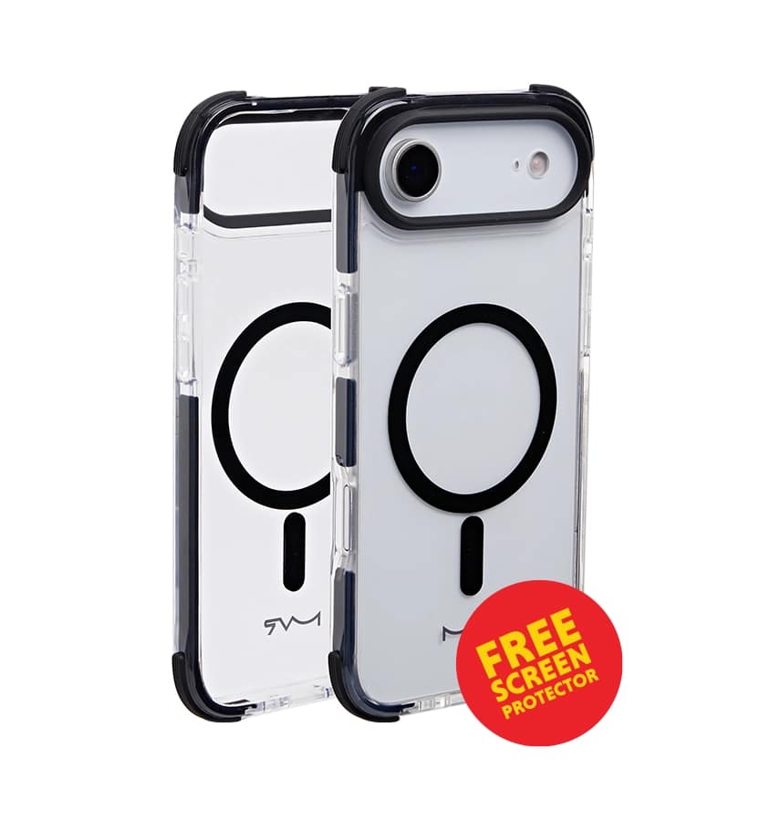 iPhone 17 Air Robust 360 Case – Black | MVR Full Body Rugged Protection, Shockproof Design, Heavy Duty