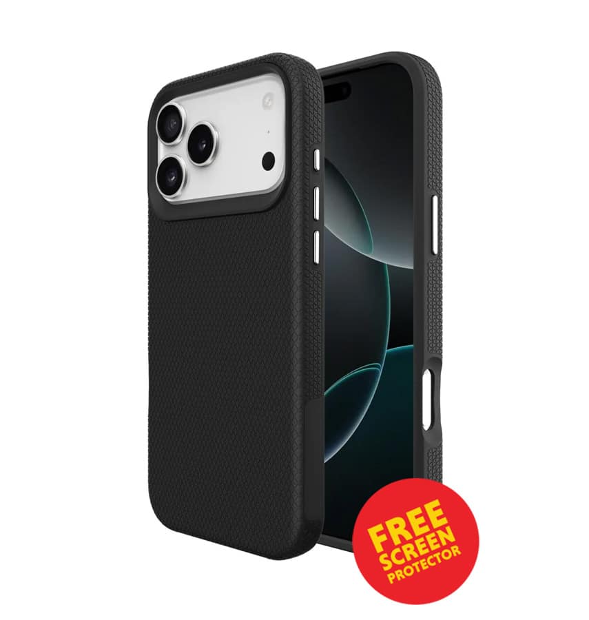 iPhone 17 Pro Triangle MagSafe Case – Black | Stylish Geometric Design, Slim Fit, Magnetic Charging Ready