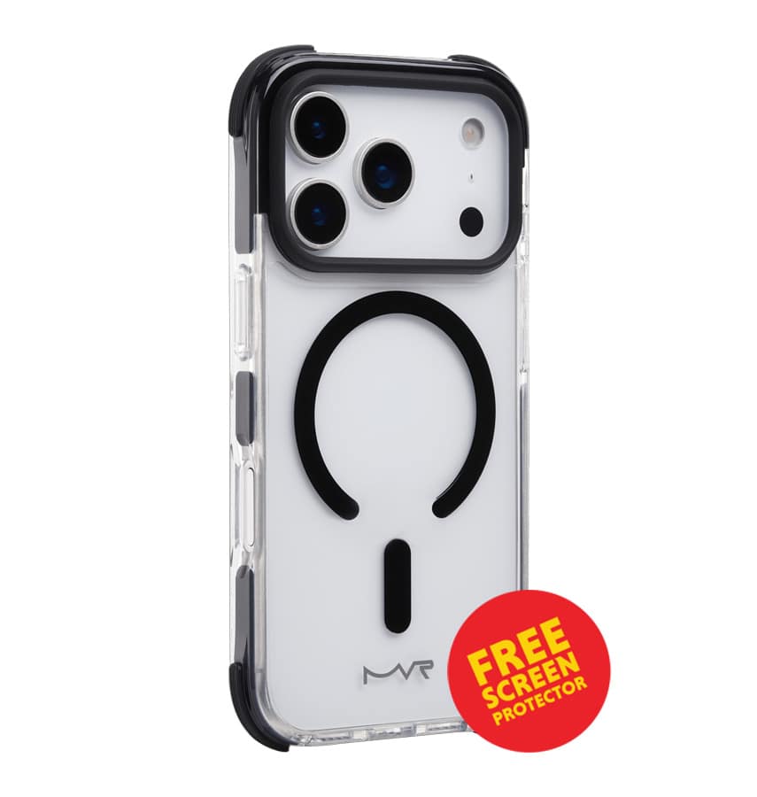 iPhone 17 Pro Robust Case – Black | MVR Heavy-Duty Protection, Rugged Design, Shockproof Build