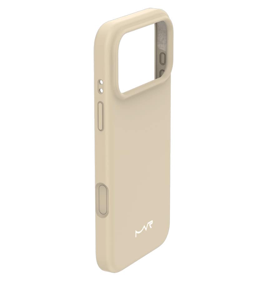 iPhone 17 Pro Case – Vanila | MVR Liquid Silicone Soft-Touch Finish, Anti-Slip Grip