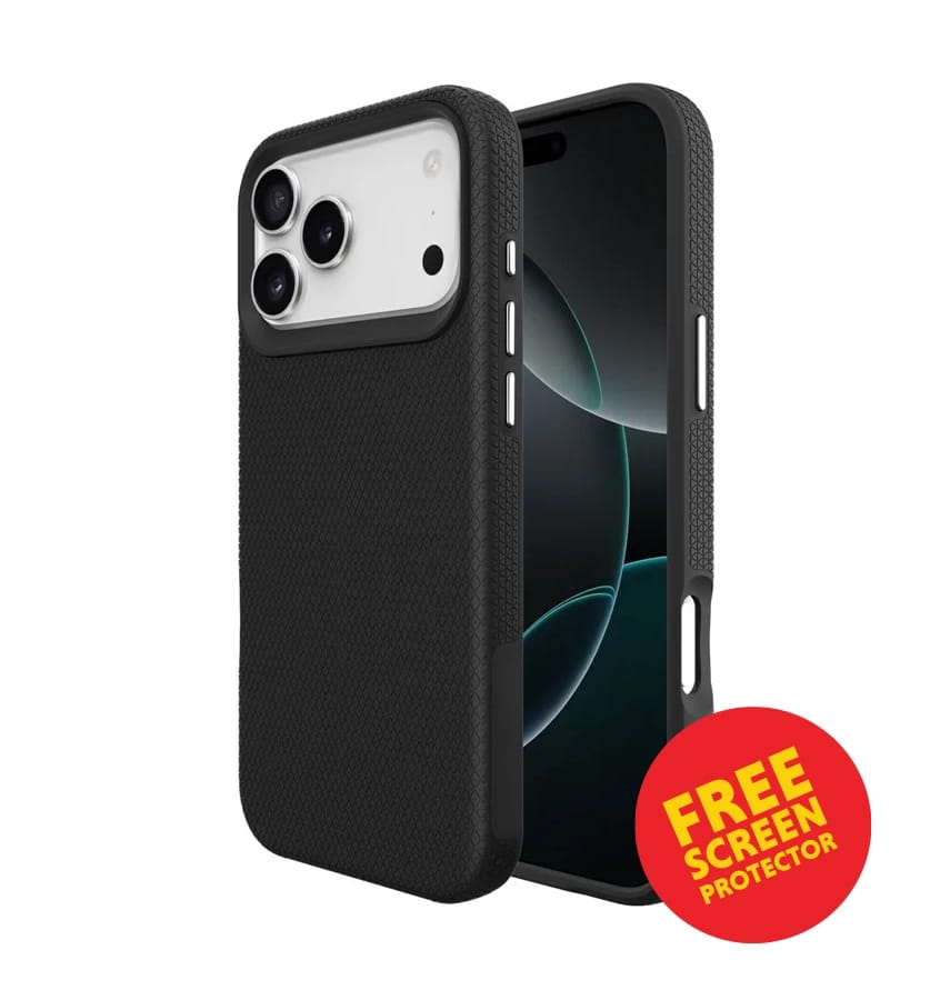 iPhone 17 Pro Max Triangle MagSafe Case – Black | Stylish Geometric Design, Slim Fit, Magnetic Charging Ready