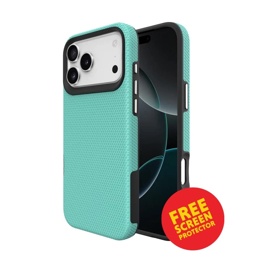 iPhone 17 Pro Max Triangle MagSafe Case – Mint | Stylish Geometric Design, Slim Fit, Magnetic Charging Ready