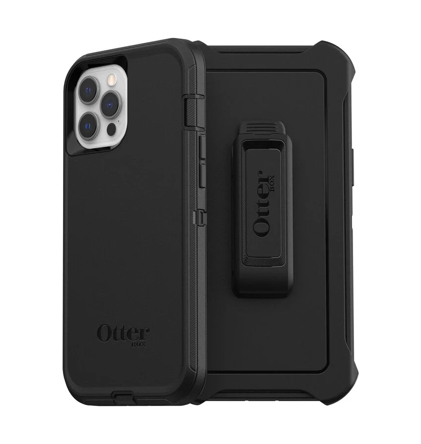 iPhone 12 Pro Max Case – Black | OtterBox Defender Series Rugged, Durable & Multi-Layer Protective Cover