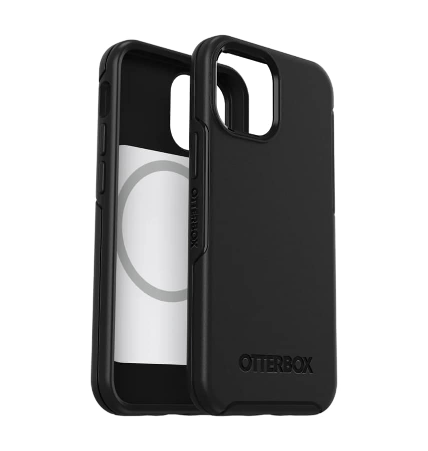 iPhone 13 Mini Case – Black | OtterBox Symmetry Plus MagSafe Series Slim, Protective & Magnetic Cover