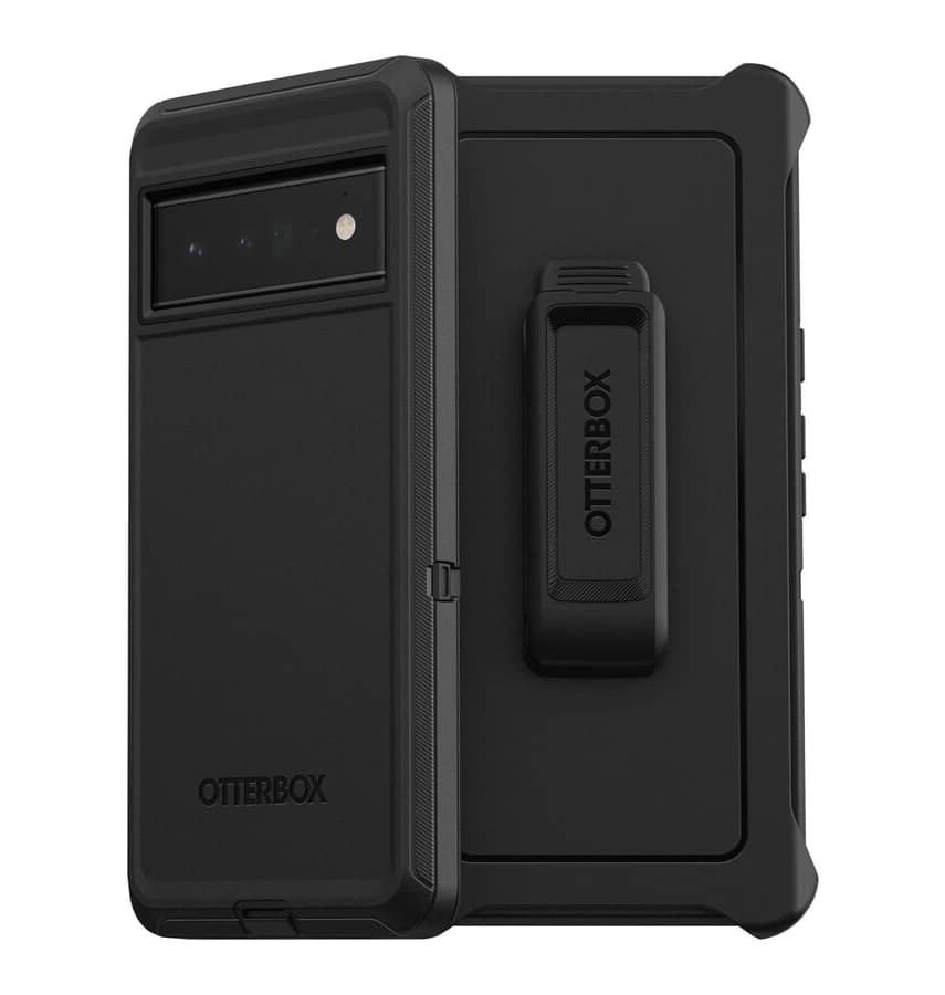 Google Pixel 6 Pro Case – Black | OtterBox Defender Series Rugged, Shockproof & Protective Cover