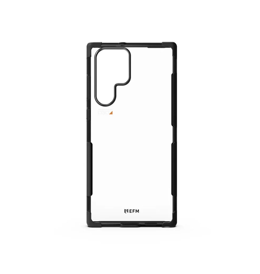 Samsung S22 Ultra Case – Black/Carbon | EFM Cayman D3O Armour 5G Signal Series Rugged, Durable & Shockproof Cover