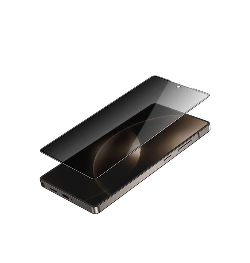 Samsung S25 Ultra Privacy Tempered Glass – Black | Anti-Spy Screen Protector, 9H Hardness, Smooth Touch, Edge-to-Edge Fit