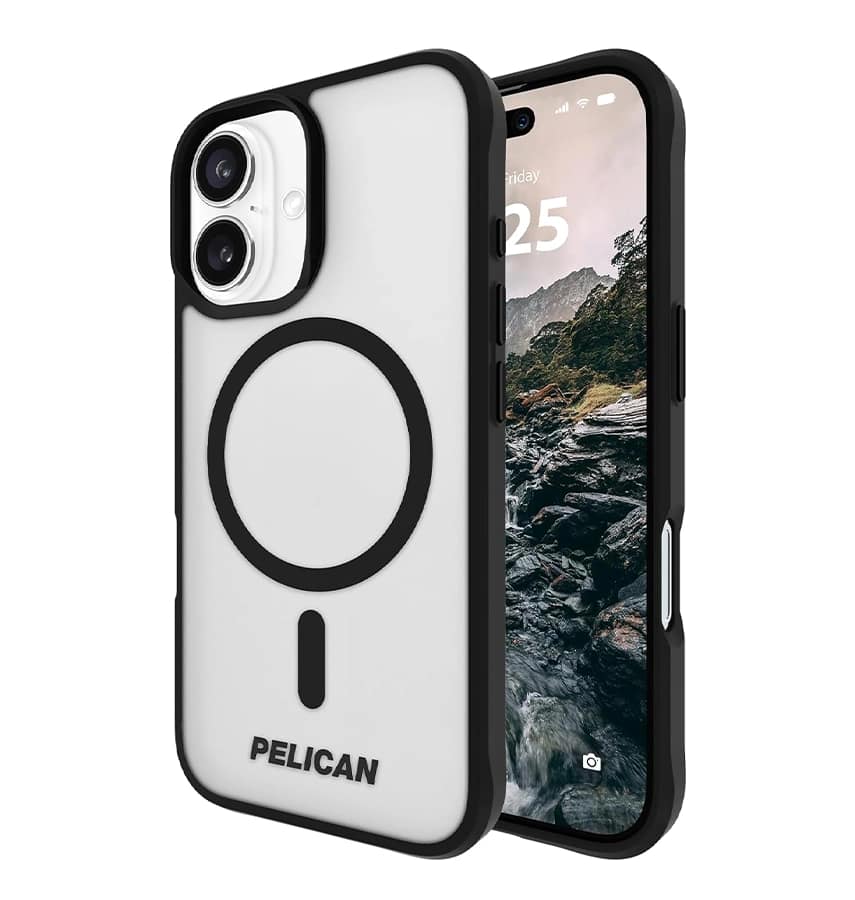 iPhone 16 Case – Clear | Pelican Protector MagSafe Cover with Military-Grade Drop Protection & Scratch Resistance