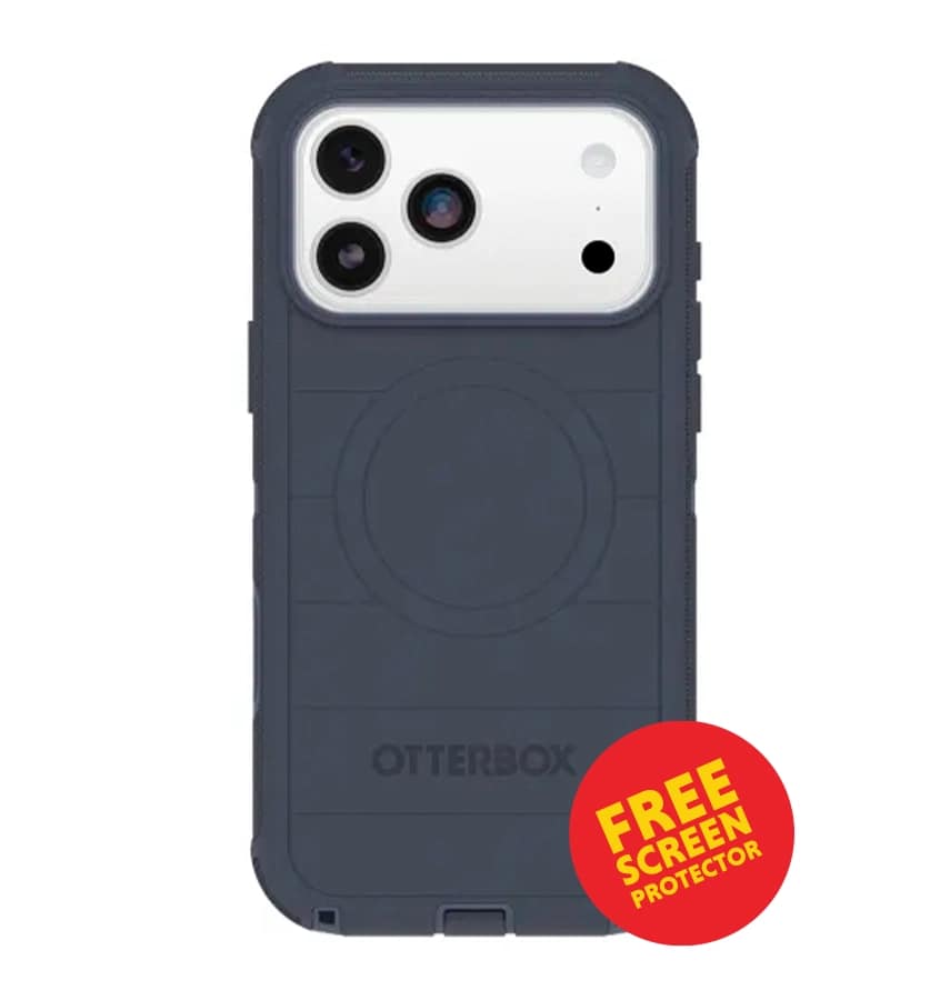 iPhone 17 Pro Max MagSafe Case – Riverside Blue | OtterBox Defender Pro Rugged Protective Cover with Camera Control