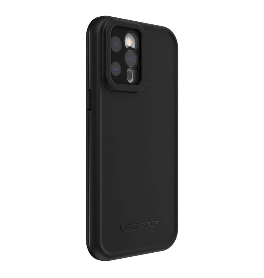 iPhone 12 Pro Max Case – Black | LifeProof FRE Waterproof, Dirtproof, Snowproof & Drop Protection Cover