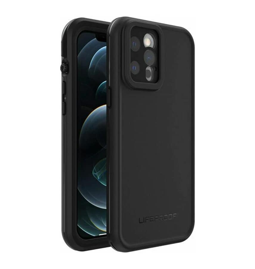 iPhone 12 Pro Max Case – Black | LifeProof FRE Waterproof, Dirtproof, Snowproof & Drop Protection Cover