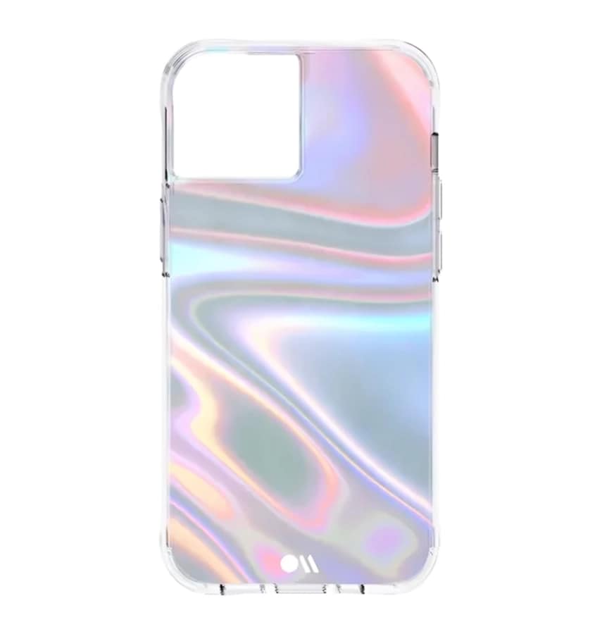 iPhone 12/12 Pro Case – Iridescent | Case-Mate Soap Bubble Cover with Glossy Finish & Impact Protection