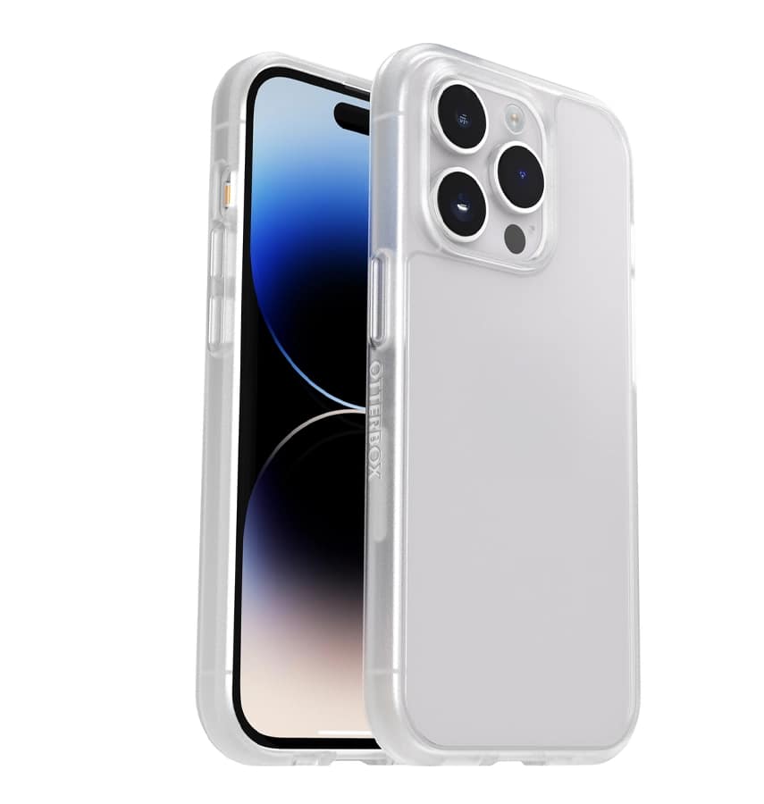 iPhone 14 Pro Case – Clear | OtterBox React Cover with Lightweight Impact Protection