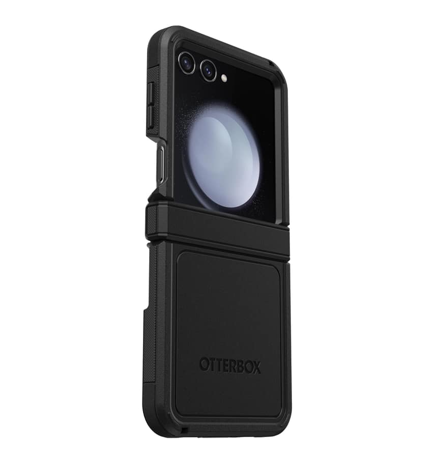Samsung Z Flip 5 Case – Black | OtterBox Defender XT Cover with Rugged Protection & Drop Resistance