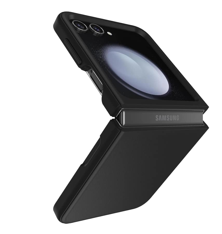 Samsung Z Flip 5 Case – Black | OtterBox Thin Flex Cover with Slim Fit & Scratch Protection