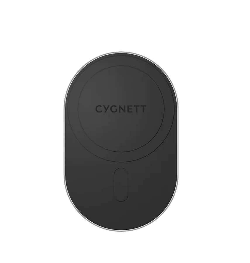 Cygnett Wireless Magnetic Car Vent Charger | Fast Charging Mount with Secure Magnetic Hold