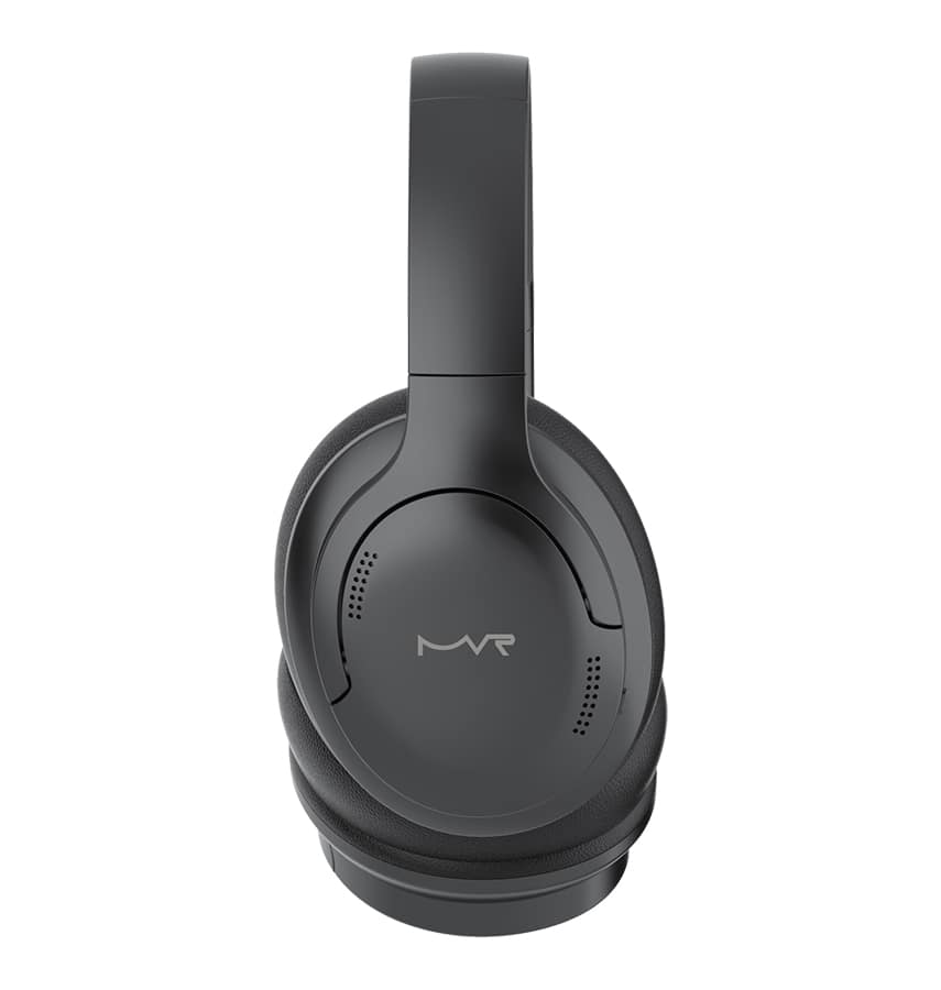 MVR Sonic Wave Headphones – Black | Immersive Sound, Comfortable Fit & Long-Lasting Performance - Image 2