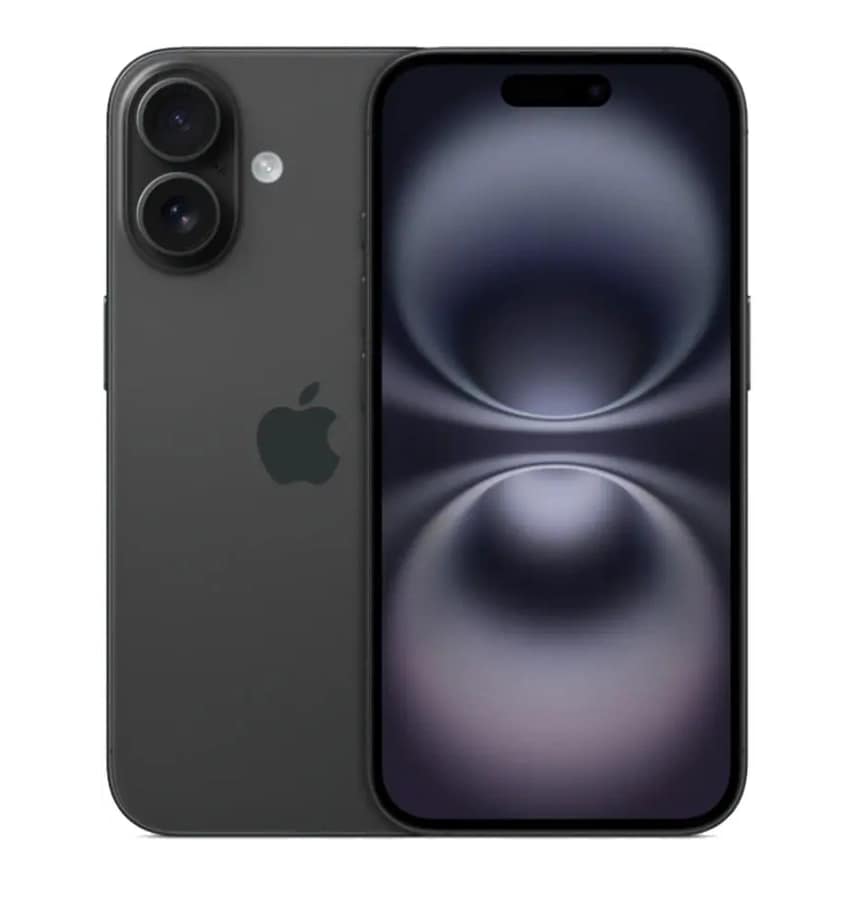 iPhone 16 Refurbished 256GB – Black | Good Condition | 1-Year Warranty