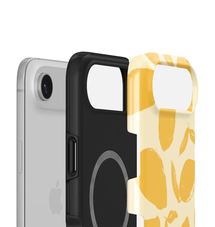 iPhone 17 Air Tough MagSafe Case – Lemon Tart | Burga Slim, Stylish & Durable Protective Cover