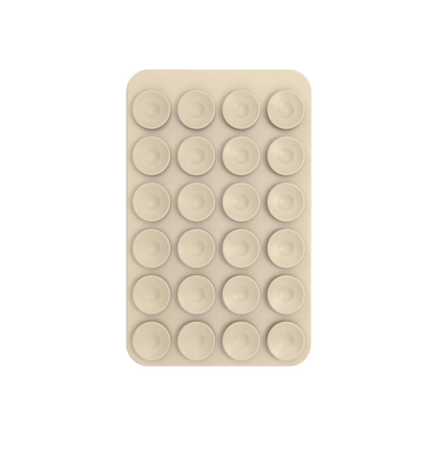 BEETLE Liquid Silicone MagSafe Suction Mount – Vanila | Strong Magnetic Hold & Secure Grip