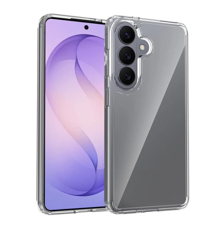 Samsung S26 Clear Hard Case – Transparent | 1.5mm Slim Protective Cover with Durable Design