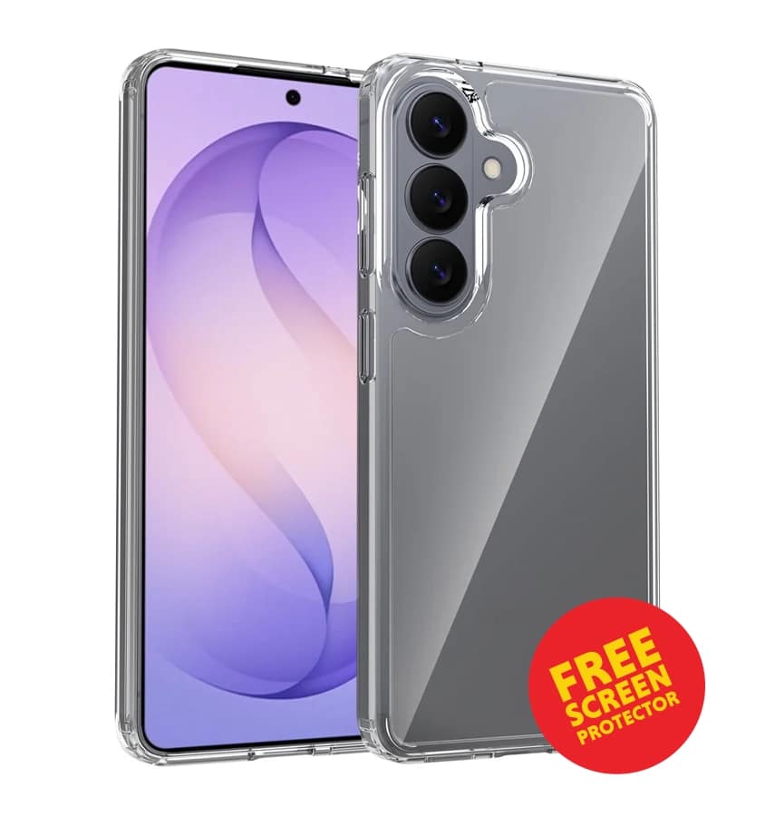 Samsung S26 Plus 1.5mm Hard Case – Clear | Slim Transparent Protective Cover