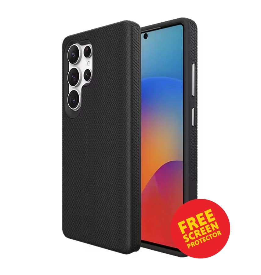 Samsung S26 Triangle MagSafe Case – Black | Protective Cover with Slim & Durable Design