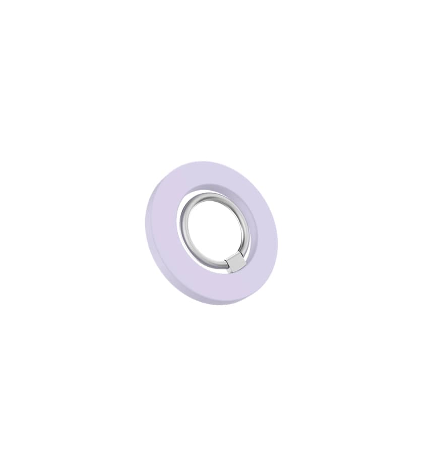 Beetle MagSafe Ring – Lavender | Liquid Silicone Finger Grip with Strong Magnetic Hold & Slim Design