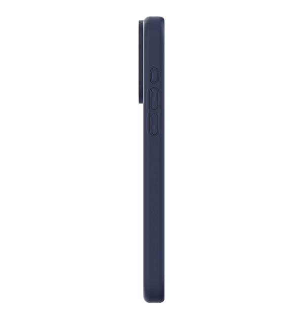 iPhone 15 Pro Max MVR Liquid Silicone Case - Slim Fit Non - Slip Grip (Classic Navy Blue) - Image 4