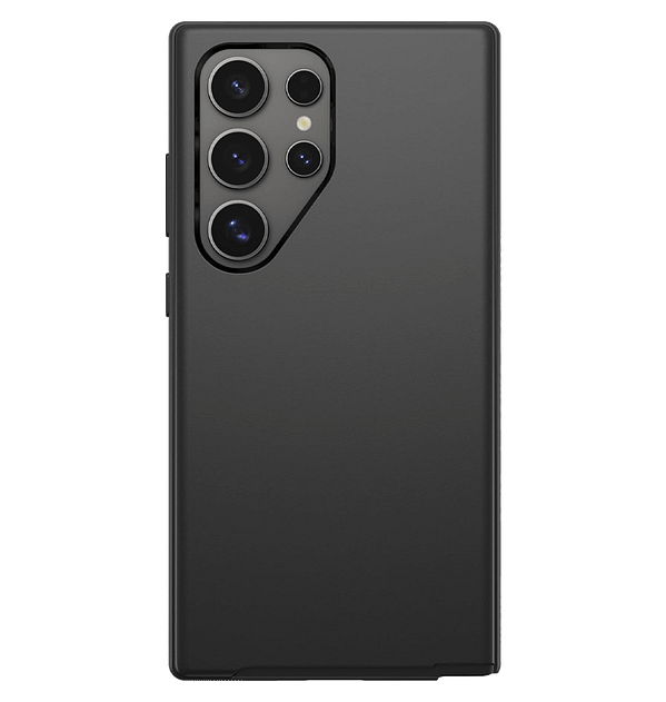 OtterBox Symmetry Series Case for Samsung Galaxy S24 Ultra | Slim Protective Cover - Matte Black (MagSafe Compatible)