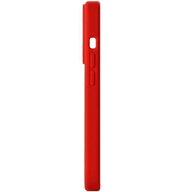 iPhone 15 Pro MVR Liquid Silicone Case - Classic Red | Ultra - Soft Microfiber Lining with Anti - Slip Grip - Image 4