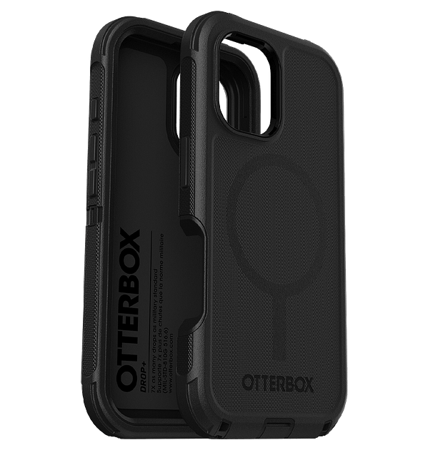iPhone 16 Plus OtterBox Defender Series MagSafe Case - Rugged Multi - Layer Protection (Black) | Built - in Screen Protector + Holster Compatible - Image 2