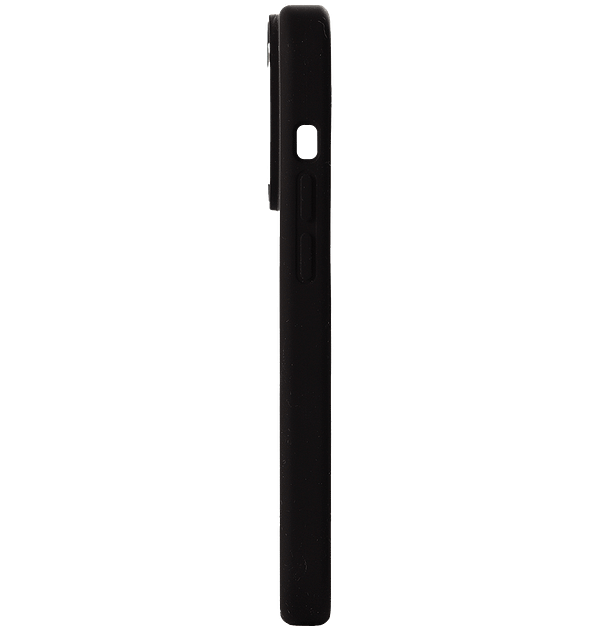 iPhone 15 Pro MVR Liquid Silicone Case - Premium Soft - Touch Protective Cover (Black) - Image 4