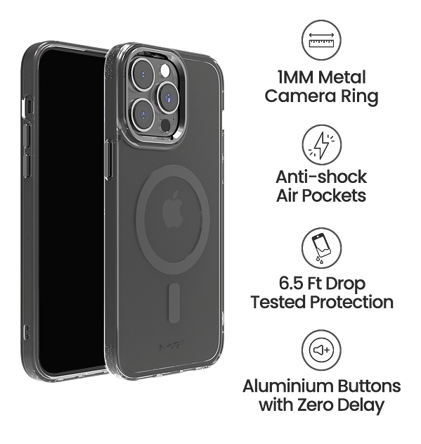 iPhone 13/14/15/16e MVR Impact IMD Case - Black | Hybrid Protection with Anti - Scratch Coating - Image 4