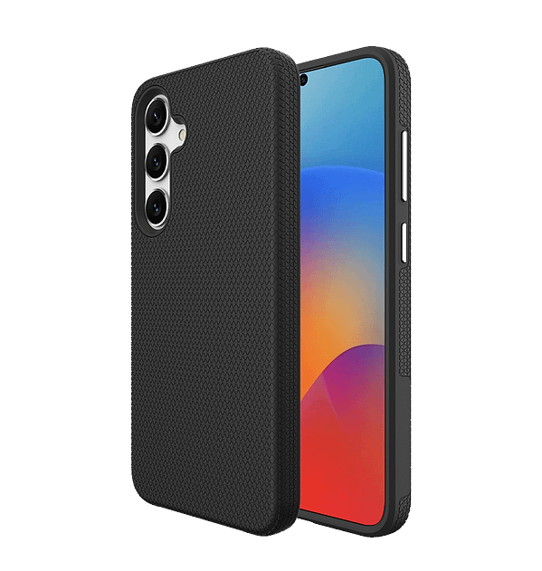 Samsung Galaxy S25 Plus Case - Black Triangle MagSafe Cover | Slim Protective Case with Magnetic Lock