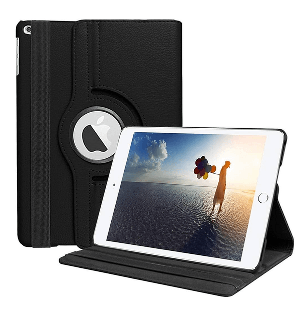 Black 360 case for iPad Air/Air 2/Pro 9.7, sleek and durable protection