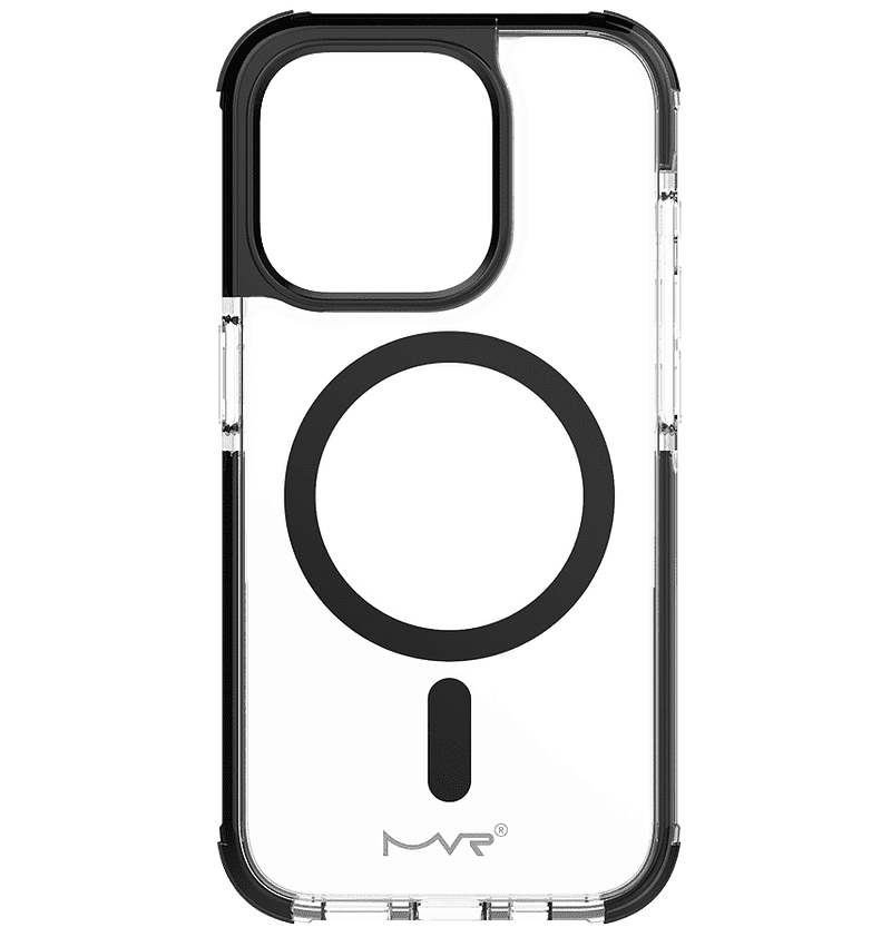 Transparent with Black Mobile Cover