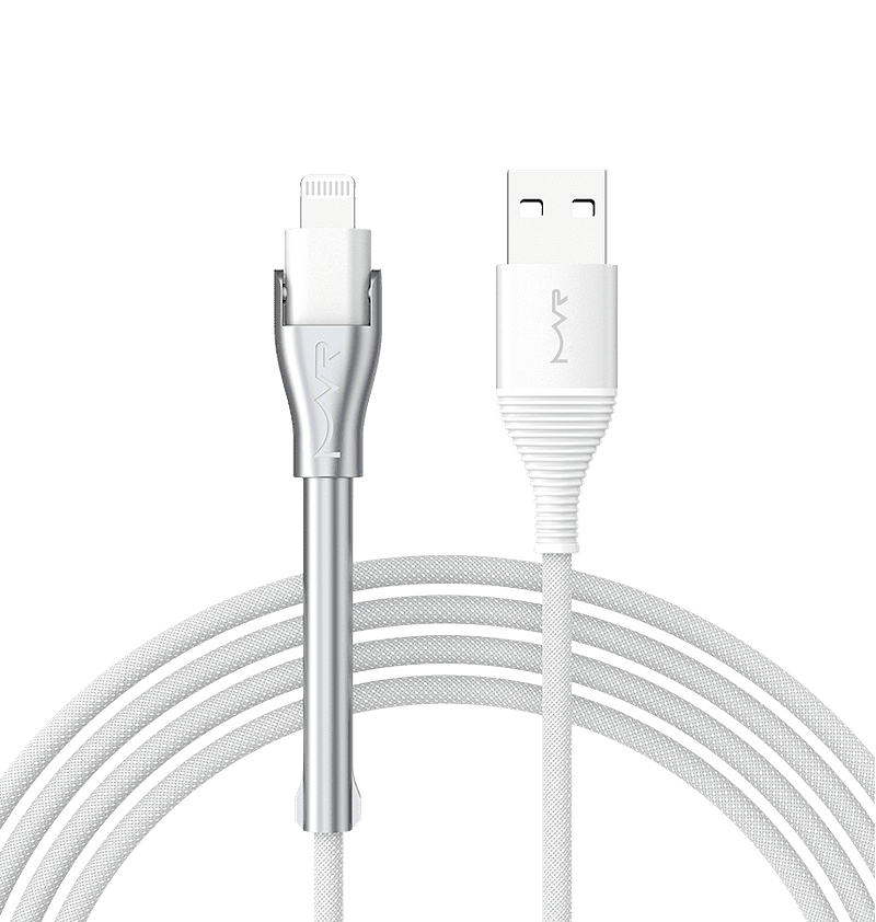 iPhone charging cable holder