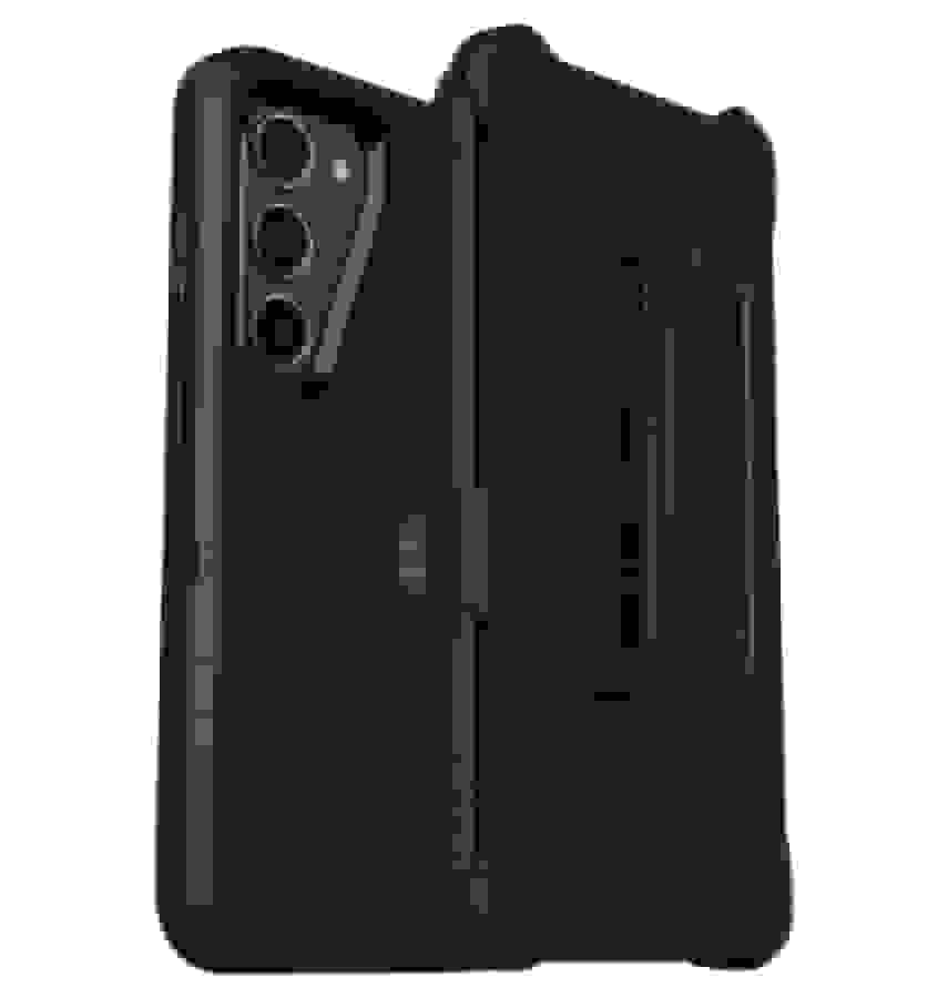 Black OtterBox Defender rugged protective back case for Samsung Galaxy S23